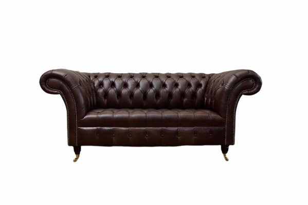 Sofa Bank Chesterfield Bekleedbanken 2-zits Lederen Stoffen Lounge Nieuw