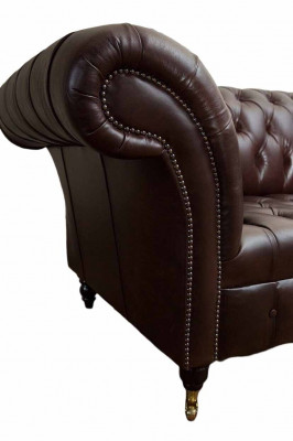 Sofa Bank Chesterfield Bekleedbanken 2-zits Lederen Stoffen Lounge Nieuw