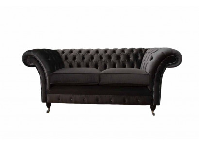 Chesterfield textiel bankstel 2-zits gestoffeerd design luxe bank stoffen bankstellen --> Chesterfield textiel bankstel 2-zit gestoffeerd design luxe bank stoffen bankstellen