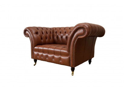 Chesterfield Design Stoff Bank Fauteuil 1,5-zits gestoffeerde banken Lounge