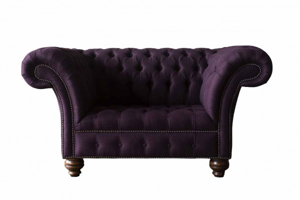 Ontwerp Chesterfield Stoffenbank Fauteuil 1,5-zits gestoffeerde banken Lounge