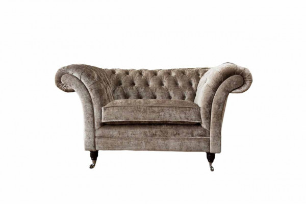 Ontwerp Chesterfield fauteuil 1 zitsbank gestoffeerde luxe textielbanken
