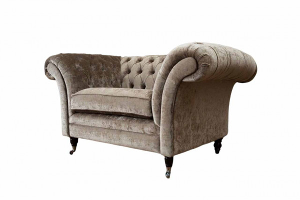 Ontwerp Chesterfield fauteuil 1 zitsbank gestoffeerde luxe textielbanken