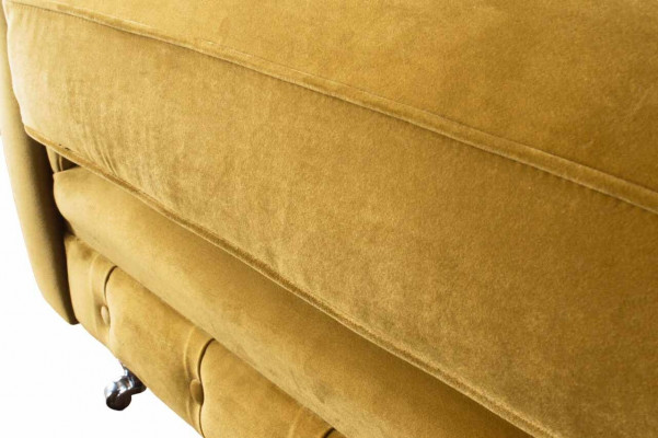 Chesterfield fauteuil stof textiel modern woonkamer luxe design meubels