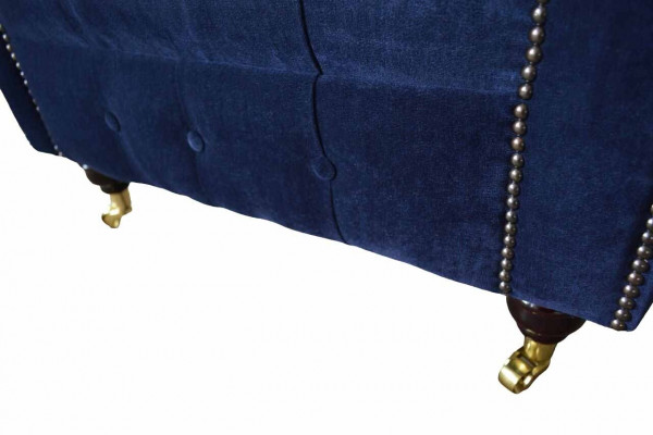 Chesterfield textiel fauteuil 1-zits bank bekleding ontwerp luxe modern  Chesterfield textiel fauteuil 1-zits bank bekleding ontwerp luxe modern