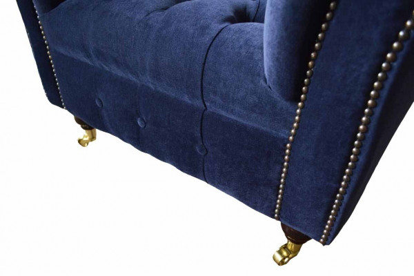Chesterfield textiel fauteuil 1-zits bank bekleding ontwerp luxe modern  Chesterfield textiel fauteuil 1-zits bank bekleding ontwerp luxe modern