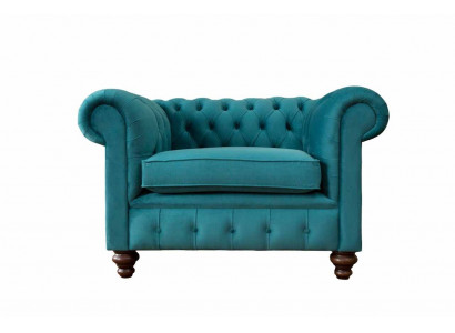 Fauteuil 1 zits Chesterfield gestoffeerde bankstellen Design Luxe Bank Bank Nieuw