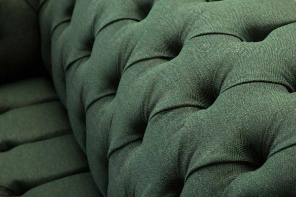 Groene fauteuil bank bank bekleding luxe klassieke textielen banken nieuw