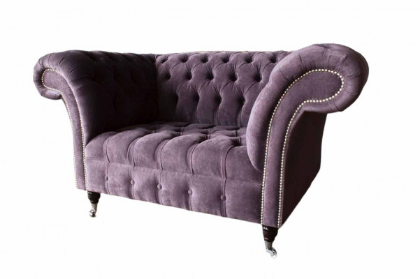 Fauteuil Chesterfield Velvet Single Luxury Fauteuil Bank Woonkamer Nieuw