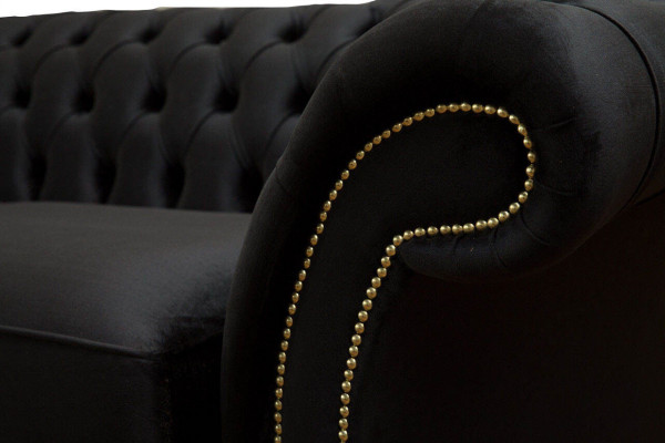 Chesterfield Bank 3-zits Bank Bekleden Luxe Textiel Bankstellen Banken