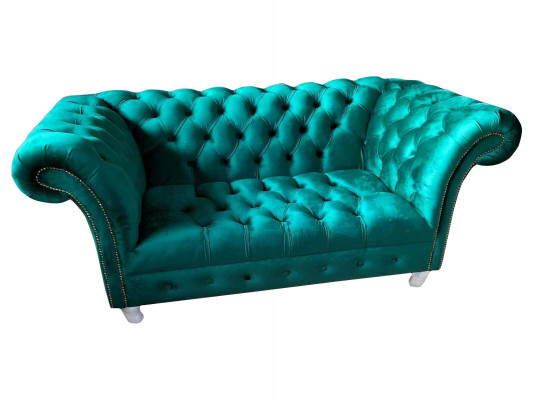Chesterfield Luxe Bankstel 2-Zits Stoffen Bank Blauwe Banken Groene Bankstellen