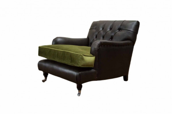 Chesterfield fauteuil ontwerp gestoffeerde bank bank Chesterfield leer