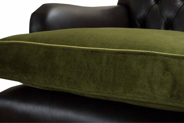 Chesterfield fauteuil ontwerp gestoffeerde bank bank Chesterfield leer