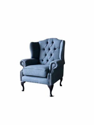 Fauteuil 1 zitplaats stof lounge luxe gestoffeerde leunstoel eenzits design 1