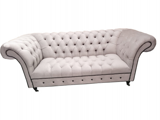 Chesterfield Bank Driezitter Banken Bekleding Textiel Bankstellen Modern