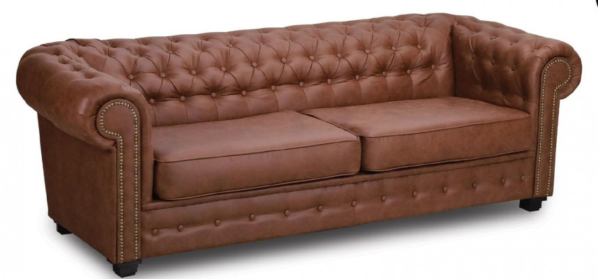Chesterfield Bank Stof Design Banken Slaapfunctie Woonkamer Bank