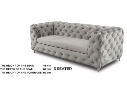 Driesstuks Chesterfield bankstel gestoffeerd meubilair woonkamer inrichting