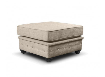 Stof Beige Luxe Zitmeubelen Poef Voetenbank Poef Woonkamer Zitplaats
