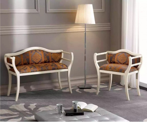 Klassiek zitmeubilair bank stoelen gestoffeerd meubilair woonkamer meubels design