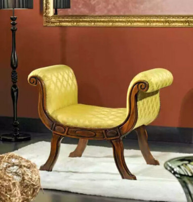 Ontwerper zitbank gestoffeerd textiel stof klassieke luxe bank meubilair nieuw
