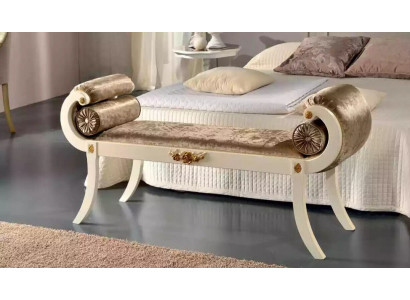 Klassieke Beige Gestoffeerde Bank Zitbanken Zitmeubelen Designer Houten Meubels