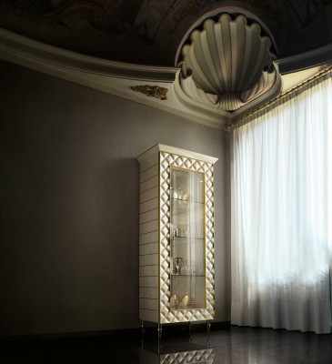VITRINE Kast Glazen kast Designer Meubels Rococo Barok Decor Jugendstil