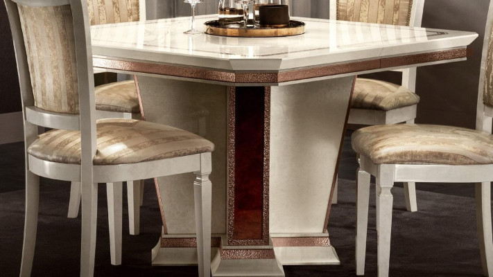 Barok eettafel houten tafel eetkamer woonkamer set design tafels