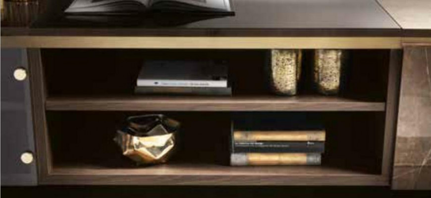 Luxe dressoir tv Lowboard RTV xxl kast tafel woonkamer hout RTV nieuw hotel