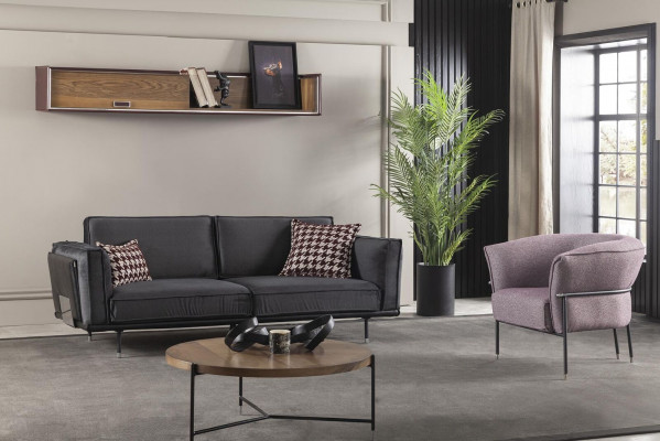 Fauteuil Woonkamer Luxe Ontspanningsstoelen Club Lounge Meubels Bank Lila