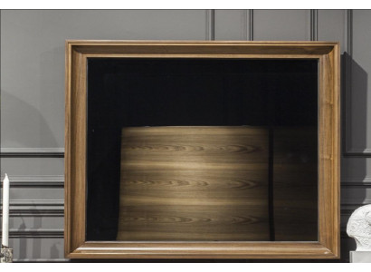 Spiegel Luxe wandspiegels in moderne stijl met bruin frame.