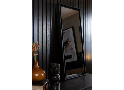 Spiegel Luxe Staande Wandspiegel Zwarte Frame Stijl 100x46