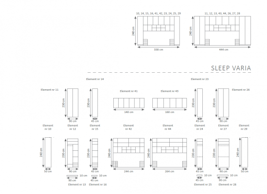 Slaapkamerinrichting met comfortabele bedden en elegante kasten.