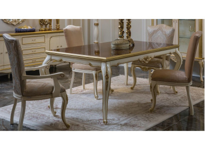 Eetkamer Eettafel Stoel Set Groep Meubels Tafel Tafels Meubel Luxe 5-delig.