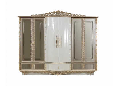 Kledingkast Slaapkamer Zesdeurs Kast Hout Slaapkamer