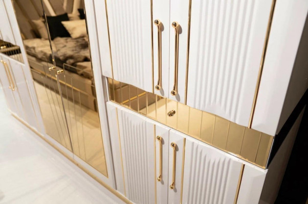 Kledingkast wit Slaapkamer Materiaal Hout Kast Luxe Modern
