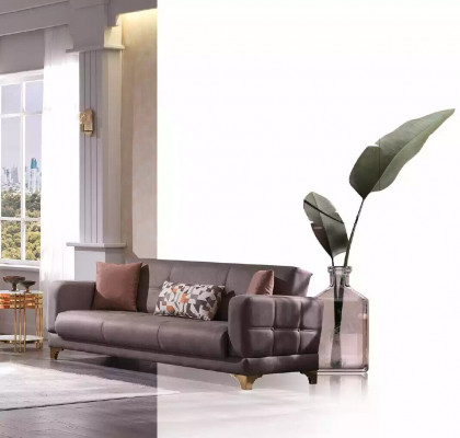 Luxe bankstel 3+3+1 set ontwerper textielbanken fauteuil éénzitter