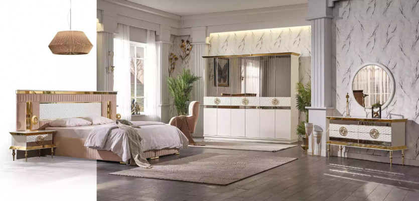 Moderne make-uptafel houten dressoir slaapkamer meubels witte console