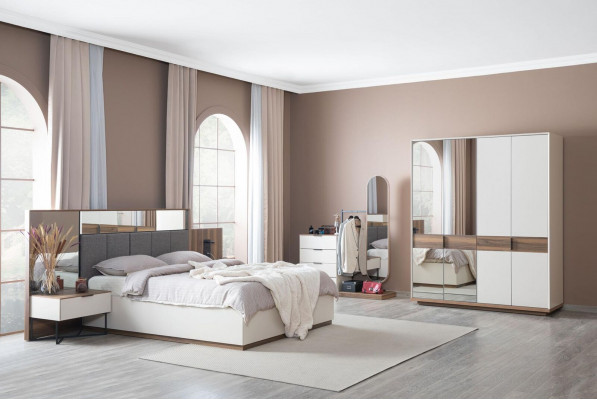 Bedontwerp Modern Tweepersoonsbed Slaapkamer Elegant Meubilair Nieuw