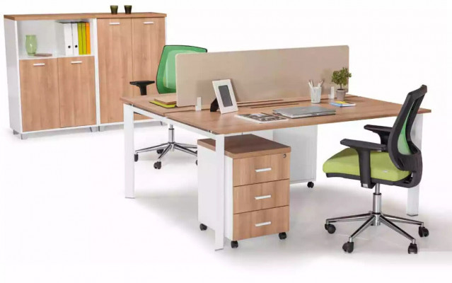 Moderne werkkamertafel kantoormeubilair houten tafels luxe meubels bruin