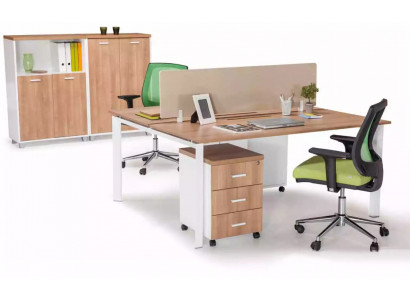 Moderne werkkamertafel kantoormeubilair houten tafels luxe meubels bruin