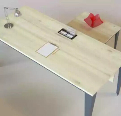 Ontwerper Bruine Schrijftafel Kantoor meubels Houten tafels Luxe meubels Nieuw