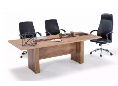 Moderne bruine vergadertafel Luxe vergadertafel Kantoor meubilair Nieuw