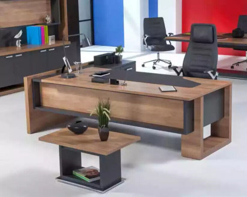 Designer bruine salontafel houten bijzettafel woonkamer meubels