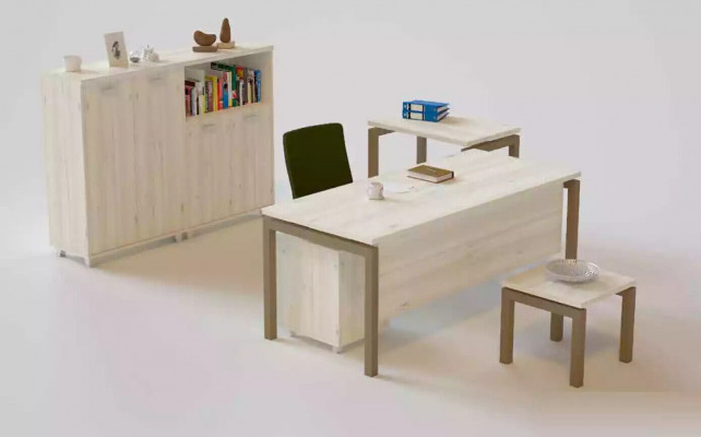 Moderne kleine salontafel Vierkante bijzettafel Ontwerp houten meubels