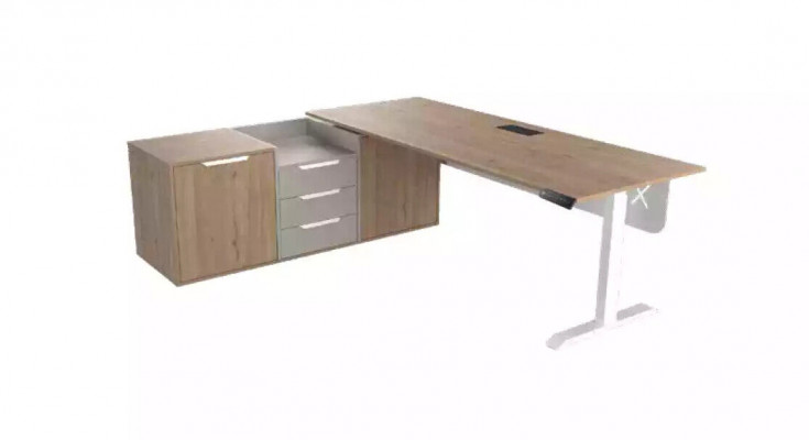Chef Bureautafel Kantoor Kamer Meubilair Ontwerp Praktijk Kantoor meubilair Beige
