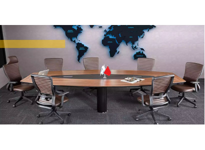Conferentietafel Grote vergadertafel Luxe designmeubelen Houten meubels