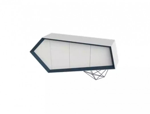 Dressoir commode kast dressoir kantoor meubels kantoorinrichting nieuw wit