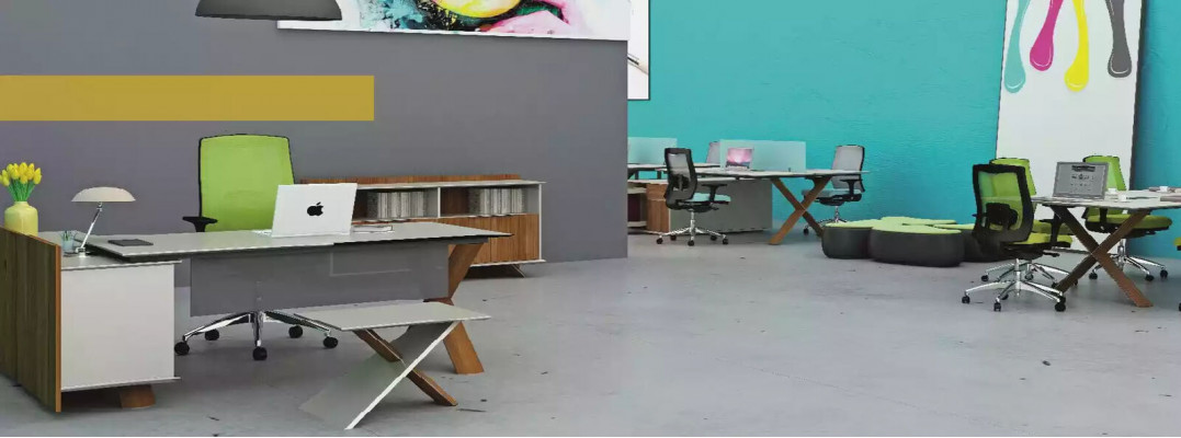 Schrijftafel kantoormeubilair directietafel houten meubels ontwerper schrijfwerkplek