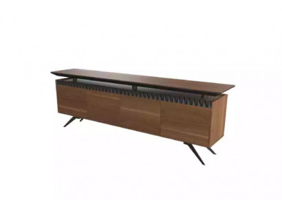 Dressoir kast dressoir kantoor meubels kantoor inrichting Bruin Nieuw Hout