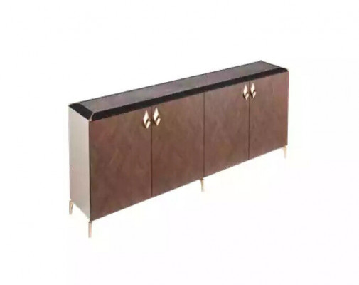 Sideboard Moderne kast Dressoir Kantoormeubelen Hout Metaal Meubels Luxe